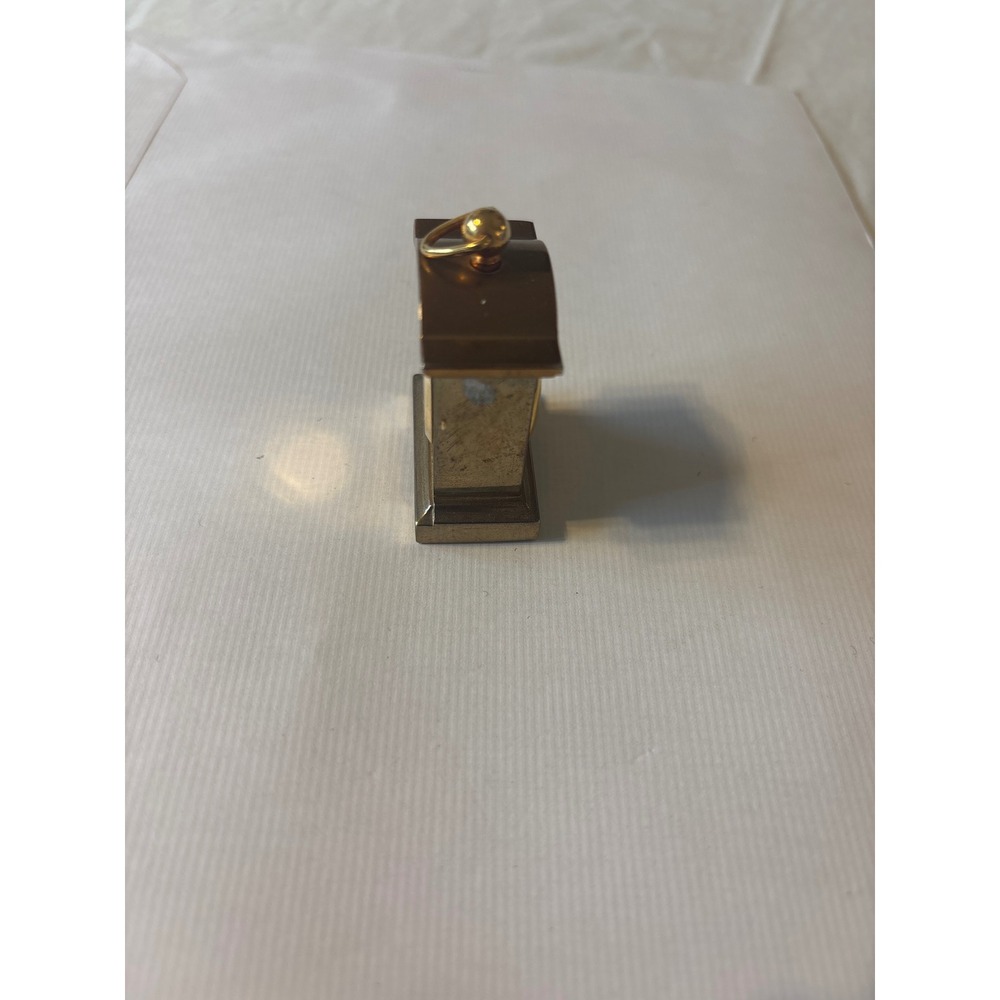 Rerini Miniature Mantle Clock Unisex OS Gold Good Quartz Analog Desk untested - Picture 2 of 10